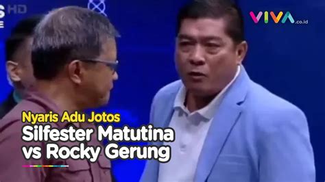 DEBAT PANAS Silfester Matutina Vs Rocky Gerung Di TV YouTube