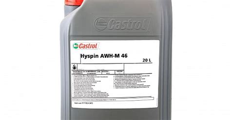 Хидравлично масло CASTROL Hyspin AWH M 46 20L Ценa Motex bg