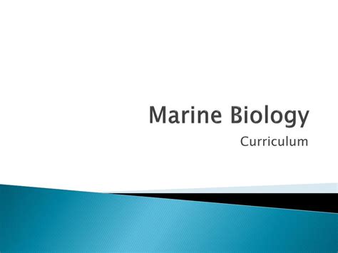 Ppt Marine Biology Powerpoint Presentation Free Download Id1861035