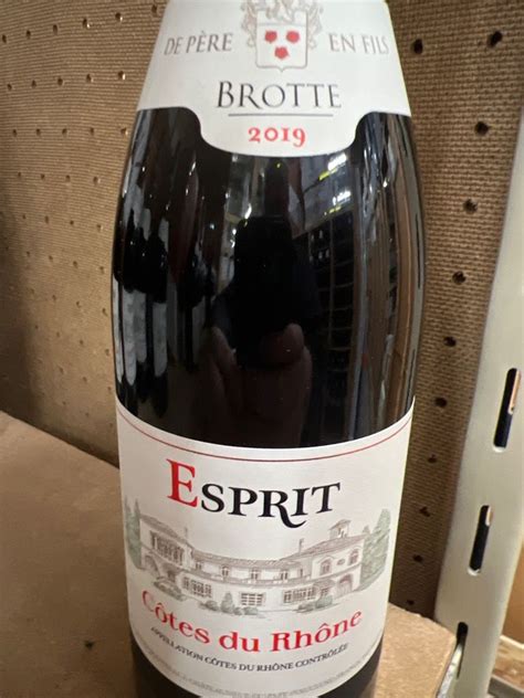 2019 Brotte Côtes du Rhône Esprit Barville Rosé France Rhône