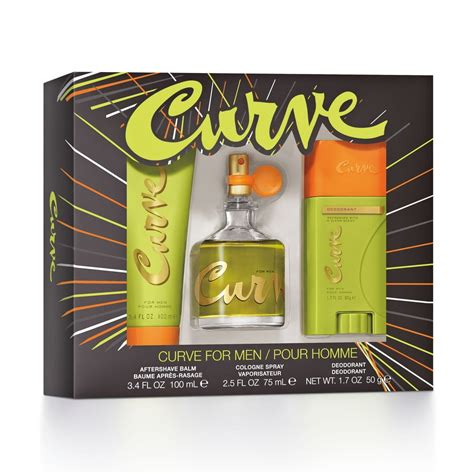 Curve Curve T Set For Men With Cologne Aftershave Balm