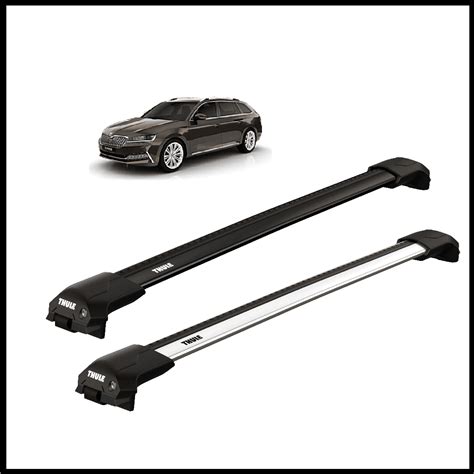 Wingbar Edge Skoda Octavia IV Ab 2020 Mit Einer Reling THULE