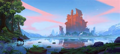 Melancholy By Denis Istomin Imaginaryvillages Environment Painting