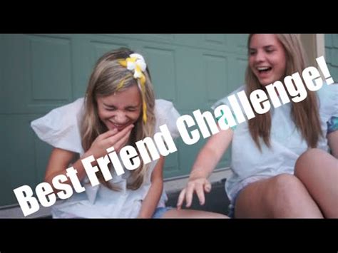 Best Friend Challenge Youtube