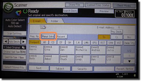 Scan To Email Ricoh IT Cornell