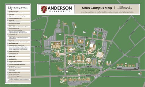 Campus Maps - Anderson University