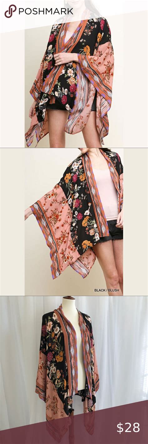 Nwt Umgee Patchwork Floral Kimono Wm Size Sm Floral Kimono Kimono