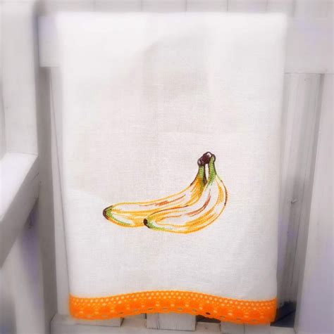 Bananas Machine Embroidery Design Banana Bunch Fruit Etsy