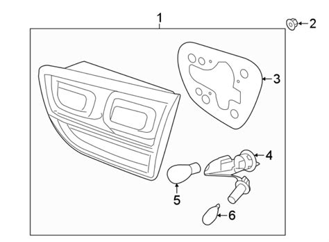 2016 Kia Sorento Tail Light Socket Rear W O LED 92490C6000 Hyman