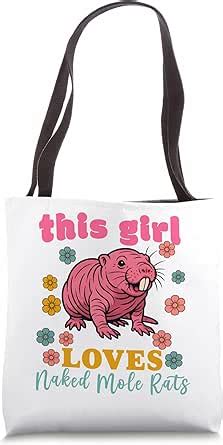 Amazon Naked Mole Rat Lover Sand Puppy For Girls Women Mom Daughter Tote Bag Clothing