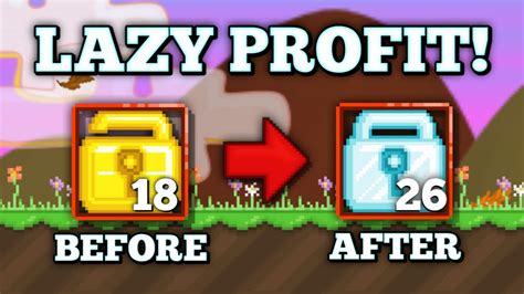 Best Lazy Profit In Growtopia No Farming How To Get Rich Fast