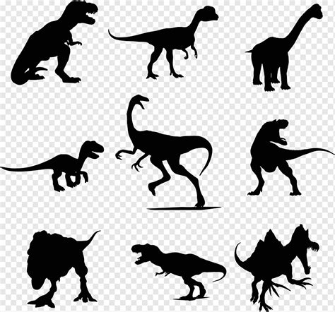 Dinosaurs Silhouette Png PNGWing