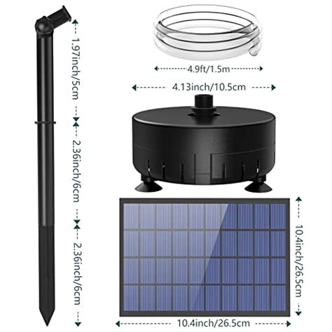 Amztime W Diy Fontein Op Zonne Energie Met M Waterleiding En