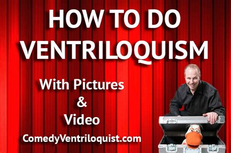 How To Do Ventriloquism (With Pictures And Video) - Comedy Ventriloquist