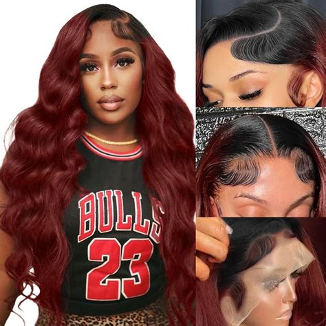 Reddish Brown Wig Human Hair 180 Density Pre Everything Glueless Wig