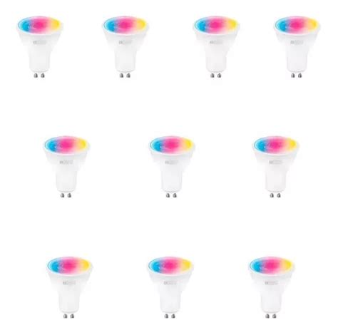 Foco Led Dicroico 5w Gu10 Avia Dimeable Smart Pack 10 Color De La Luz