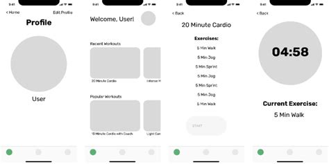 Fitness App Template | Figma Community