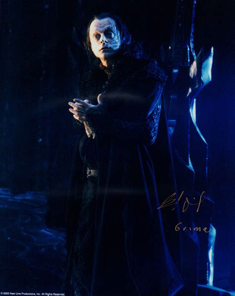 Brad Dourif as Gríma Wormtongue in The Lord of the Rings: The Return o ...