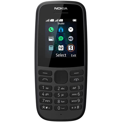 Nokia 105 2019 Dual Sim Black Mobile Phone And Smartphone Ldlc Holy