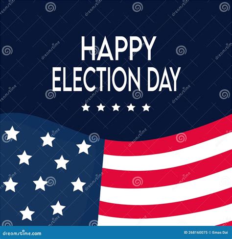 Happy Election Day United States of America Stock Vector - Illustration ...