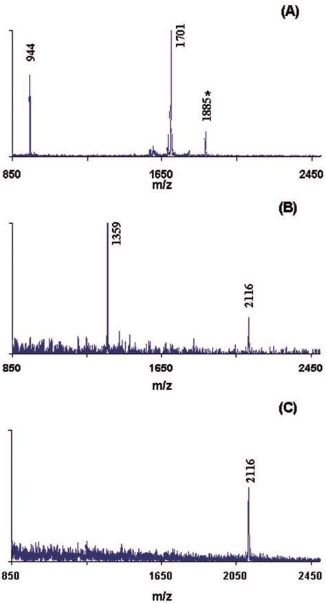 Maldi Tof Mass Spectrometric Analysis Of Affinity Enriched