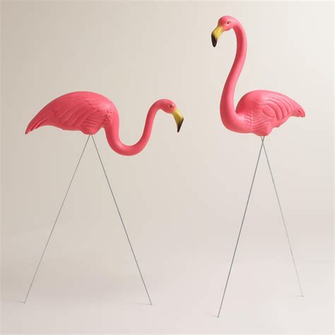 Pink Flamingo Garden Ornament