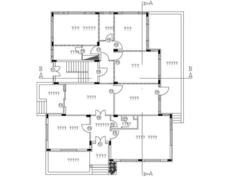 Residential Bungalow Plan With Column Layout Dwg File Cadbull Porn Sex Picture