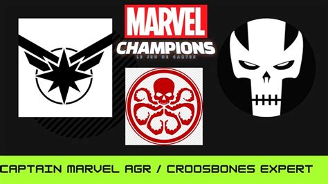 Marvel Champions Captain Marvel Aggr Vs Crossbones Expert YouTube