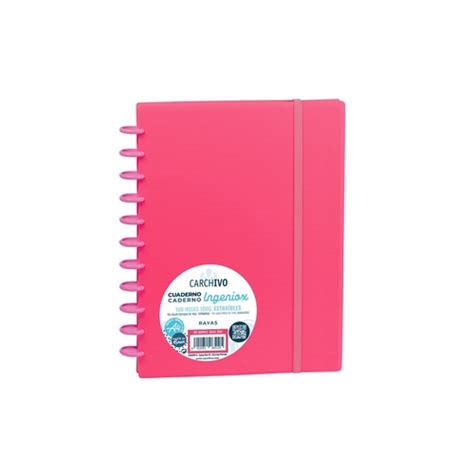 CADERNO INGENIOX A5 100 FOLHAS PAUTADO VERMELHO INTENSO 66005012 Olmar