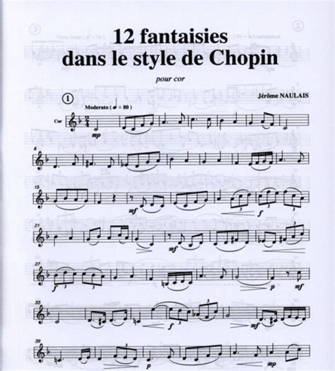 Naulais Jérôme 12 petites fantaisies dans le style de Chopin für