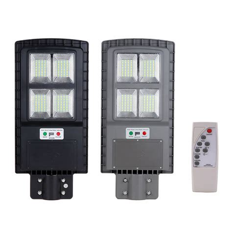 W Super Bright Waterproof Solar Street Lights Flood Light Led Parking