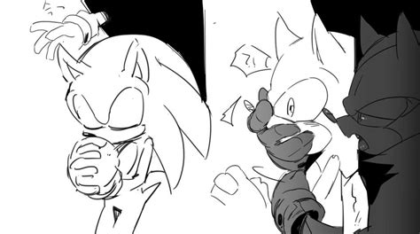 Sonadow By Srbsts On Deviantart Sonic And Shadow Hedgehog Art Sonic