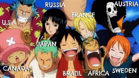 Straw Hats Countries Representation | One Piece Amino