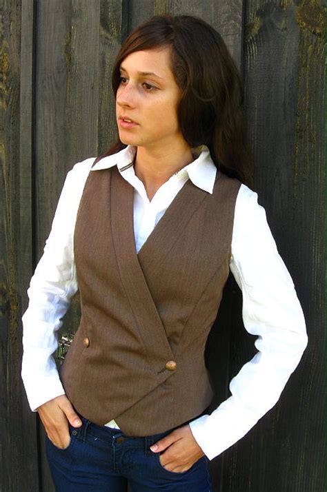 Brown Women S Wool Vest