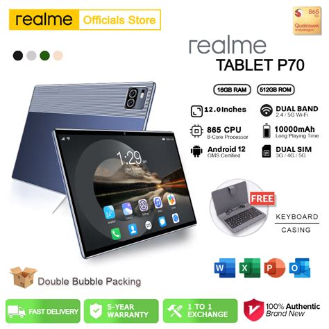 Years Warrantyrealme Pad Tablet P Inch Android Gb Ram