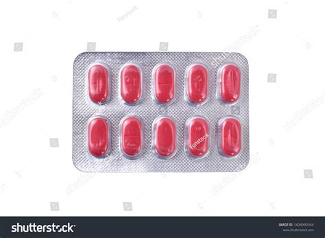 pink tablet pack isolated  white stock photo  shutterstock