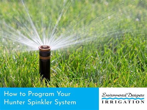 How To Program Your Hunter Sprinkler System