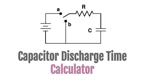 Capacitor Discharge Time Calculator