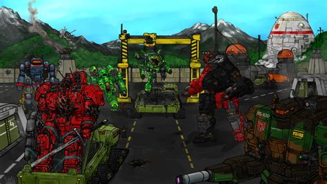 Battletech fan art illustration commission by fed0t on DeviantArt