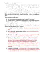 Copy Of Module Six Lesson Three Assignment 1 Pdf Google Doc Access