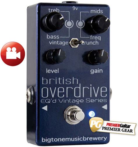 Big Tone Music Brewery British Overdrive Review Premier Guitar