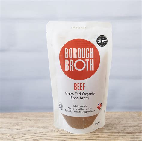 Buy Borough Organic Beef Bone Broth Online - McCaskie Butchers