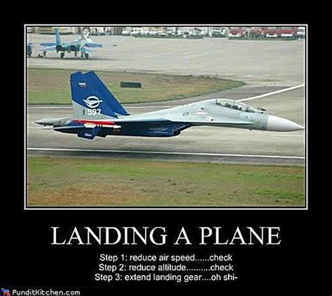 Funny Military Pictures Landing A Plane Pilothumor Military Humor