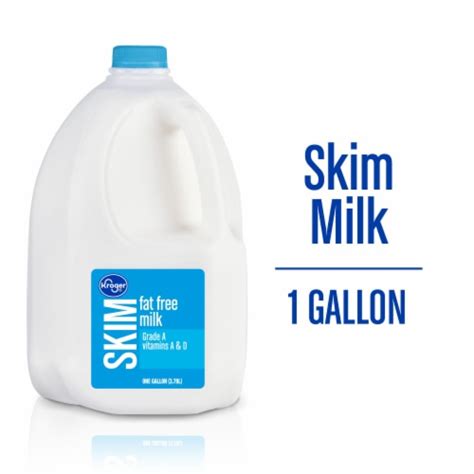 Kroger Fat Free Skim Milk 1 Gal Smiths Food And Drug