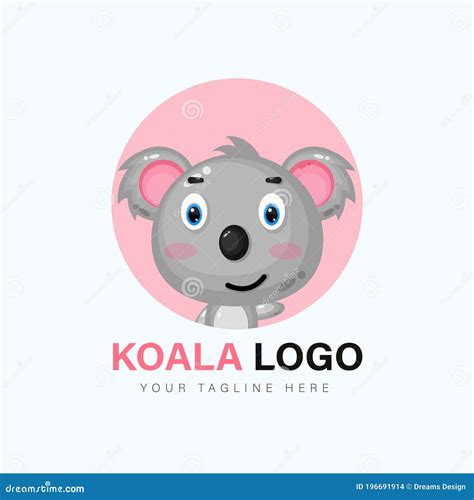 Cute Koala Logo Design Stock Illustration Illustration Of Koala