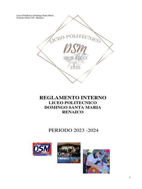 Reglamento Interno De Convivencia 2023 Pdf Evaluación