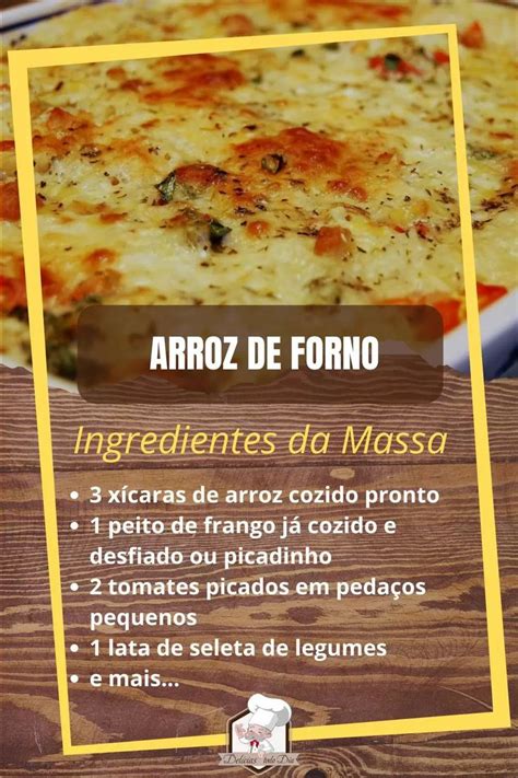 Arroz De Forno Deixe O Seu Domingo Mais Cremoso Receita Arroz De