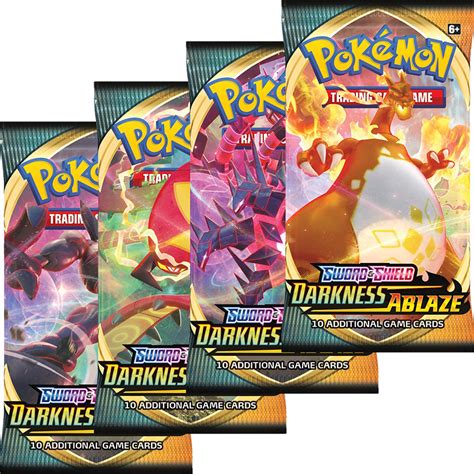 Pokemon Tcg Sword Shield Darkness Ablaze Booster Pack New Buy