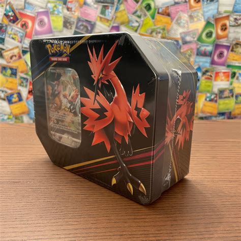 Set Cartonase Pokemon Tcg Crown Zenith Tin Galarian Zapdos