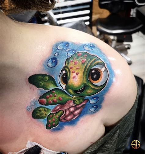 Finding Nemo Squirt Tattoo